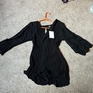 ASOS black romper NWT